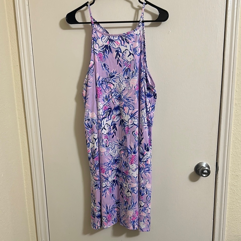 EUC Lilly Pulitzer Floral Tassel Dress